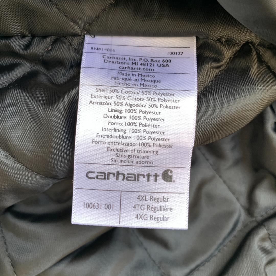 Carhartt✨️RainDefender パーカー ブラック（4XL）