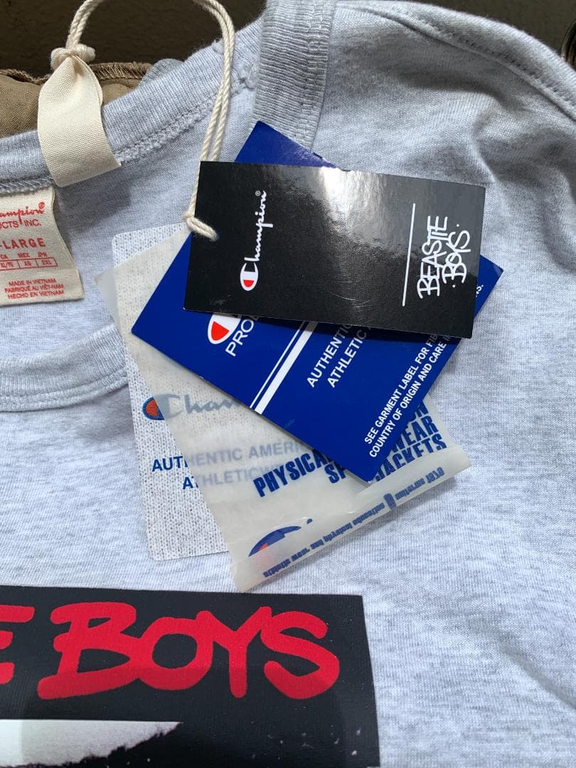 デッドストック美品：チャンピオンTシャツ✨Beastie Boys コラボ 新品【XLsize】
