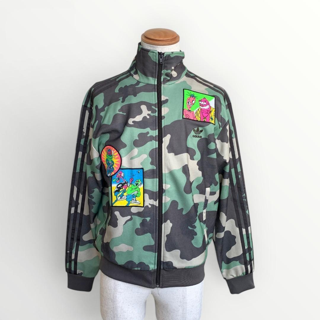 adidas×Jeremy Scott✨迷彩トラックジャケット カモ柄【Msize】